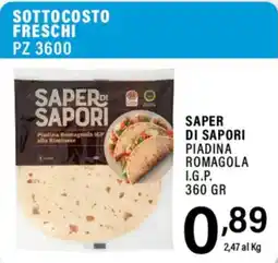 Gecop Saper di sapori piadina romagnola igp offerta