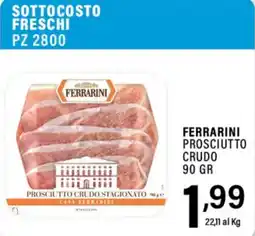 Gecop Ferrarini prosciutto crudo stagionato offerta