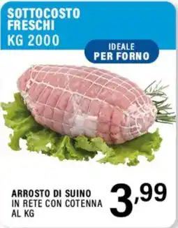 Gecop Arrosto di suino in rete con cotenna offerta