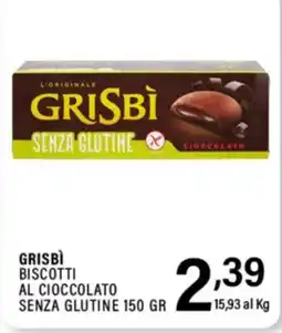 Gecop Grisbì biscotti al cioccolato senza glutine offerta