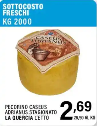 Gecop Pecorino Caseus Adrianus stagionato offerta