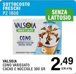 Gecop Valsòia cono variegato cacao e nocciole offerta