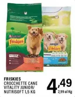 Gecop Friskies Croccette Cane Vitality Junior/Nutrisoft offerta