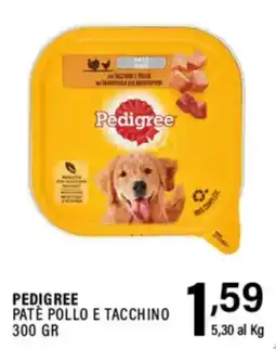 Gecop Pedigree paté pollo e tacchino offerta