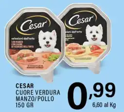 Gecop Cesar cuore verdura manzo/pollo offerta