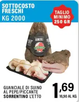 Gecop Guanciale di suino al pepe/piccante sorrentino offerta
