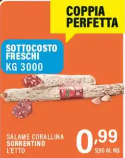 Gecop Salame corallina sorrentino offerta