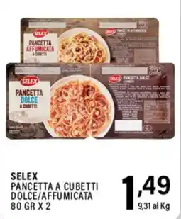 Gecop Selex pancetta a cubetti dolce/affumicata offerta