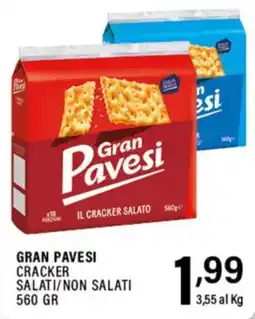 Gecop Gran Pavesi il cracker salato offerta