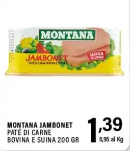 Gecop Montana Jambonet paté di carne bovina e suina offerta