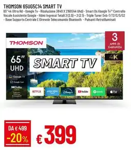 IperFamila Thomson 65UG5C14 Smart TV offerta