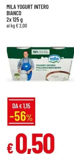 IperFamila Mila yogurt intero bianco offerta