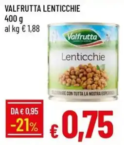 IperFamila Valfrutta Lenticchie offerta