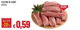 IperFamila Costine di suino offerta