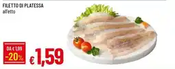 IperFamila Filetto di platessa offerta
