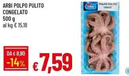 IperFamila Arbi polpo pulito offerta