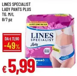 IperFamila Lines Specialist Lady Pants Plus offerta