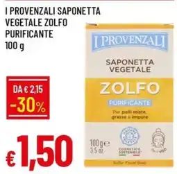 IperFamila I Provenzali Saponetta Vegetale Zolfo Purificante offerta