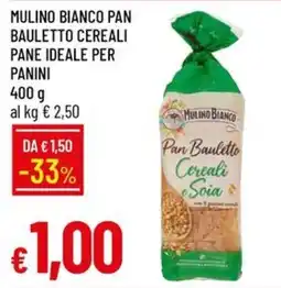 IperFamila Mulino Bianco Pan Bauletto Cereali e Soia offerta