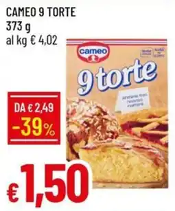 IperFamila Cameo 9 torte offerta