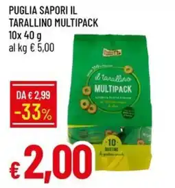IperFamila Puglia Sapori il Tarallino Multipack offerta