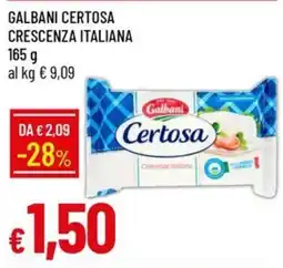 IperFamila Galbani Certosa Crescenza Italiana offerta
