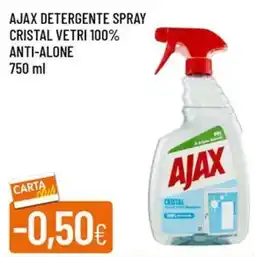 IperFamila Ajax detergente spray cristal vetri 100% anti-alone offerta