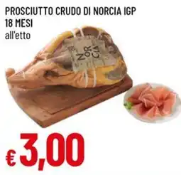 IperFamila Prosciutto crudo di Norcia IGP offerta