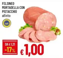 IperFamila Felsineo mortadella con pistacchio offerta