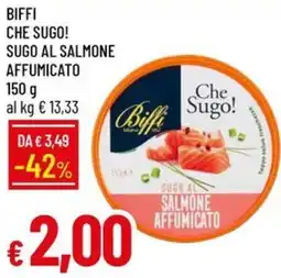 IperFamila Biffi Che Sugo! Sugo al salmone affumicato offerta