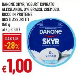 IperFamila Danone Skyr offerta