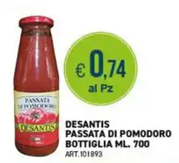 PGS Cash&Carry Desantis passata di pomodoro offerta