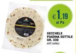 PGS Cash&Carry Gecchele piadina sottile offerta