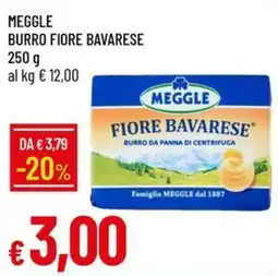 IperFamila Burro fiore bavarese Meggle offerta