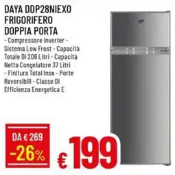 IperFamila Daya frigorifero doppia porta offerta