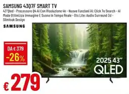 IperFamila Samsung 43Q7F Smart TV offerta