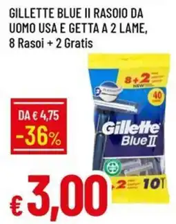 IperFamila Gillette Blue II rasoi da uomo offerta