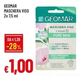 IperFamila Geomar maschera viso offerta