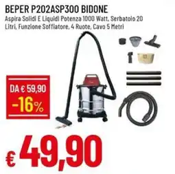 IperFamila Beper P202ASP300 bidone offerta