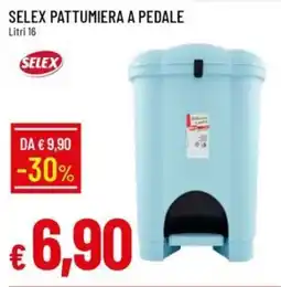 IperFamila Selex pattumiera a pedale offerta
