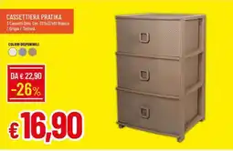 IperFamila Cassetiera Pratika offerta
