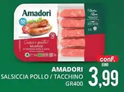 Mazzeo Supermercati Amadori Salsiccia Pollo / Tacchino offerta