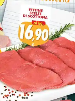 Mazzeo Supermercati Fettine scelte di scottona offerta