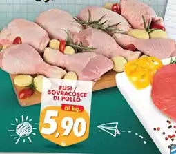 Mazzeo Supermercati Fusi / Sovracosce di pollo offerta
