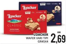 Mazzeo Supermercati Loacker wafer vari tipi offerta