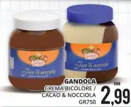 Mazzeo Supermercati Gandola crema bicolore offerta