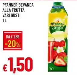 IperFamila Pfanner bevanda alla frutta offerta