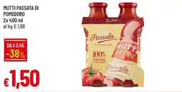 IperFamila Passata di pomodoro Mutti offerta