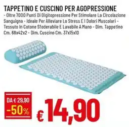 IperFamila Tappetino e cuscino per agopressione offerta