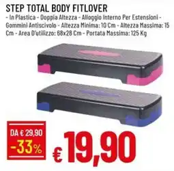 IperFamila Step total body fitlover offerta